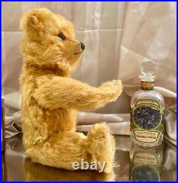 13 Rare Early 1925 Outstanding Chiltern Teddy Bear Full, Long, Gold Mohair