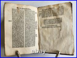 1518 SERMONS POST-INCUNABULA antique early 16th CENTURY original binding RARE