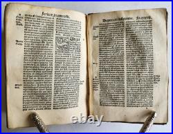 1518 SERMONS POST-INCUNABULA antique early 16th CENTURY original binding RARE