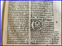 1518 SERMONS POST-INCUNABULA antique early 16th CENTURY original binding RARE