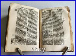 1518 SERMONS POST-INCUNABULA antique early 16th CENTURY original binding RARE