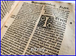 1518 SERMONS POST-INCUNABULA antique early 16th CENTURY original binding RARE