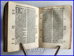 1518 SERMONS POST-INCUNABULA antique early 16th CENTURY original binding RARE