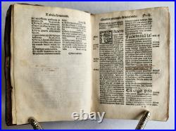 1518 SERMONS POST-INCUNABULA antique early 16th CENTURY original binding RARE