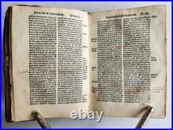 1518 SERMONS POST-INCUNABULA antique early 16th CENTURY original binding RARE