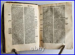 1518 SERMONS POST-INCUNABULA antique early 16th CENTURY original binding RARE