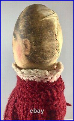 15 Antique American Cloth Early American Boy Doll! Rare! Adorable! 18022