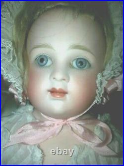 15 Rare Early Kestner Close Mouth Shoulder Head With Rare Body Super Doll