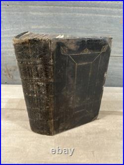 1714 HOLY BIBLE john baskett LONDON early edition RARE antique OLD