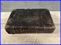 1714 HOLY BIBLE john baskett LONDON early edition RARE antique OLD