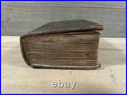1714 HOLY BIBLE john baskett LONDON early edition RARE antique OLD
