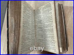 1714 HOLY BIBLE john baskett LONDON early edition RARE antique OLD