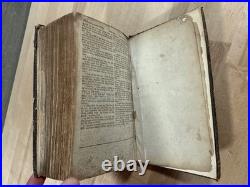 1714 HOLY BIBLE john baskett LONDON early edition RARE antique OLD