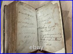 1714 HOLY BIBLE john baskett LONDON early edition RARE antique OLD