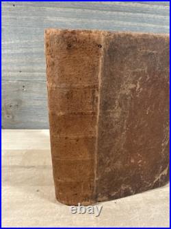 1811 HOLY BIBLE greenough and stebbins EARLY AMERICAN leather ANTIQUE old RARE
