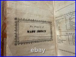 1811 HOLY BIBLE greenough and stebbins EARLY AMERICAN leather ANTIQUE old RARE