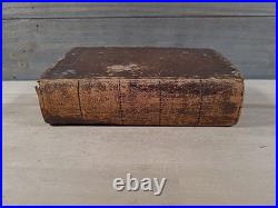 1815 HOLY BIBLE 1st American Stereoytpe RARE D&G Bruce LEATHER antique EARLY old