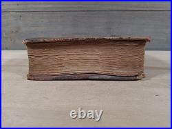 1815 HOLY BIBLE 1st American Stereoytpe RARE D&G Bruce LEATHER antique EARLY old