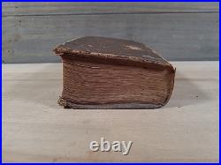 1815 HOLY BIBLE 1st American Stereoytpe RARE D&G Bruce LEATHER antique EARLY old