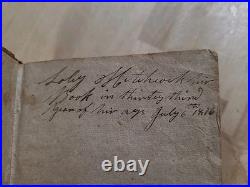 1815 HOLY BIBLE 1st American Stereoytpe RARE D&G Bruce LEATHER antique EARLY old