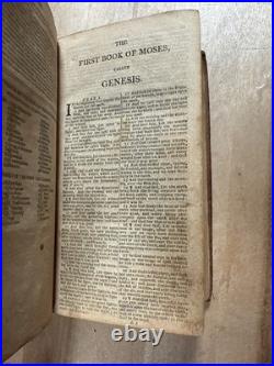 1816 HOLY BIBLE woodward EARLY AMERICAN rare ANTIQUE leather PHILADELPHIA old