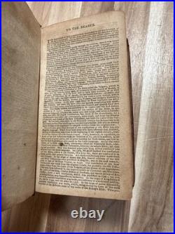1816 HOLY BIBLE woodward EARLY AMERICAN rare ANTIQUE leather PHILADELPHIA old