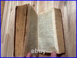 1816 HOLY BIBLE woodward EARLY AMERICAN rare ANTIQUE leather PHILADELPHIA old