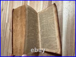 1816 HOLY BIBLE woodward EARLY AMERICAN rare ANTIQUE leather PHILADELPHIA old