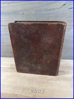 1820 HOLY BIBLE early american NEW YORK daniel smith RARE old STEREOTYPE antique
