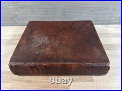 1820 HOLY BIBLE early american NEW YORK daniel smith RARE old STEREOTYPE antique