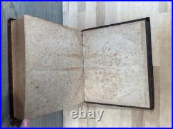 1820 HOLY BIBLE early american NEW YORK daniel smith RARE old STEREOTYPE antique