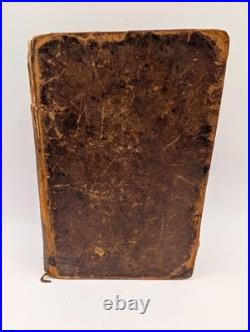 1843 Holy Bible Early for the American Bible Society Rare Antique D. Fanshaw