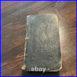 1843 Holy Bible Early for the American Bible Society Rare Antique D. Fanshaw