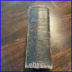 1843 Holy Bible Early for the American Bible Society Rare Antique D. Fanshaw