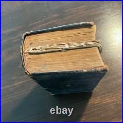 1843 Holy Bible Early for the American Bible Society Rare Antique D. Fanshaw