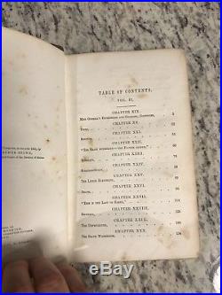 1852 Rare Antique Books Uncle Tom's Cabin First Edition, Early Print