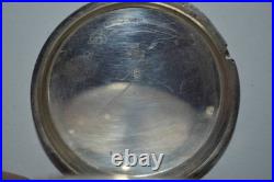 1899 Rare Antique Pavel Bure Pocket Watch-Early No. 14578, Swiss Silver 0.875