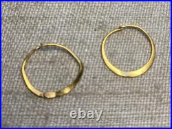 18th-early 19th Antique Sailor Earrings 18k/24k Gold London Conn. Rare