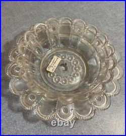 1901 EAPG US GLASS KANSAS JEWEL WITH DEWDROP Covered Butter Dish RARE