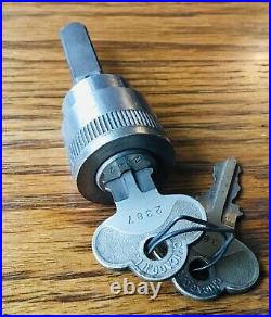 1920s LOCK CYLINDER withKEYS vtg early antique teens