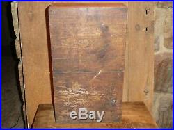 19th C EARLY PRIMITIVE 5 DRAWER CHEST OLD ORIGINAL RED WASH PAINT RARE FORM aafa