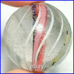 1 & 1/8 Huge Rare Early Error Razor Single Ribbon Antique Pontil Marbles