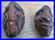 2_RARE_Antique_EARLY_Carved_Coquilla_Nut_Miniature_Heads_Clowns_01_xh