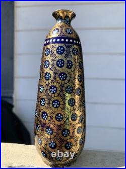 2 RARE Antique Ernst Wahliss Turn Vienna Vases 1910 EARLY ART DECO design