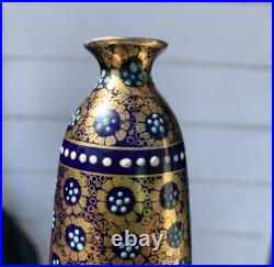 2 RARE Antique Ernst Wahliss Turn Vienna Vases 1910 EARLY ART DECO design