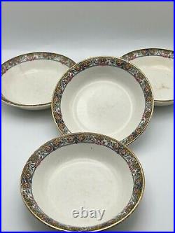 4 Old ANTIQUE RARE 1920 Homer Laughlin Empress China Bowls Made In Newell WV