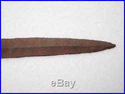 ANCIENT RARE Iron Dagger Short Sword Akinakes Early Iron Age Scythian 1 BC -1 AD