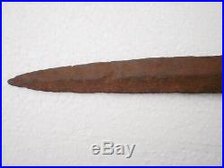 ANCIENT RARE Iron Dagger Short Sword Akinakes Early Iron Age Scythian 1 BC -1 AD