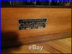 ANTIQUE Dr. Albert ABRAMS OSCILLOCLAST Physico Clinical Co, Early Serial # RARE