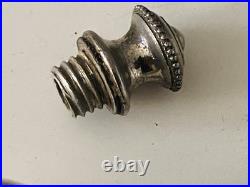 ANTIQUE EAU DE COLOGNE METAL BOTTLE Koln Cathedral Germany D. R. G. M. Vintage RARE